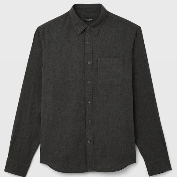 Lightweight Doubleface Long Sleeve Shirt - Brand New - NEVER WORN - Charcoal - Picture 5 of 5